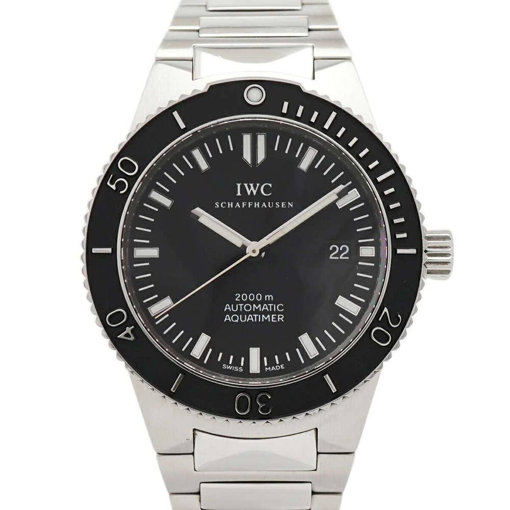 IWC Schaffhausen GST Aquatimer IW353602 Black Dial Men's Watch